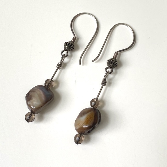 Stone drop earrings - Picture 1 of 3